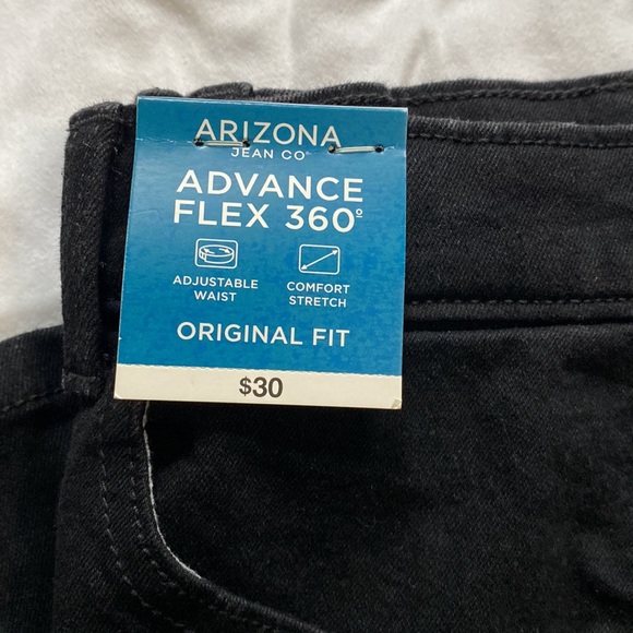 BLACK-NEW-NEVER WORN- Arizona Jean Co-Boys-size 16 - original fit - Picture 3 of 6